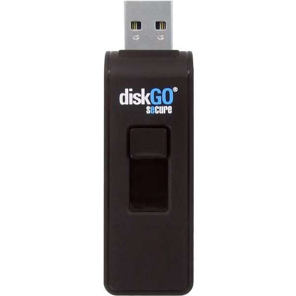 4Gb Diskgo Secure Pro Usb 3.0 Flash Drive, Edge Memory, Mfr#: PE242930